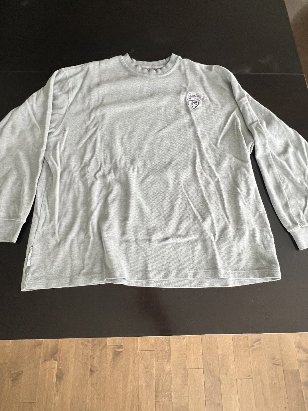 Rocawear Men’s 2XL Long‑Sleeve Crewneck – Light Grey, 100% Cotton